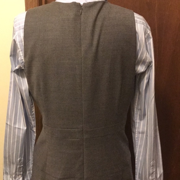 J. CREW WOMENS WOOL BLEND SLEEVELESS BOXED PLEATED DRESS - Picture 13 of 15